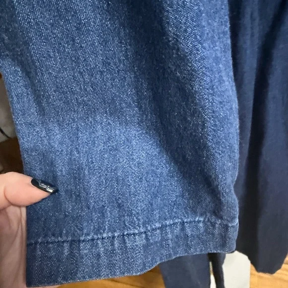 Vintage Styleworks Denim Embroidered Lace Dress/Duster